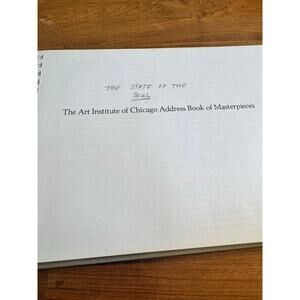 The Art Institute Of Chicago Address Book Masterpieces